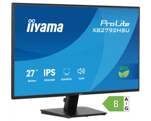 MONITOR IIYAMA, 27 PULGADAS, PROLITE, IPS PANEL TECHNOLOGY, 1920X1080, 120HZ, MATE NEGRO (Espera 4 dias)-SX24 MONITOR IIYAMA, 27 PULGADAS, PROLITE, IPS PANEL TECHNOLOGY, 1920X1080, 120HZ, MATE NEGRO (Espera 4 dias)