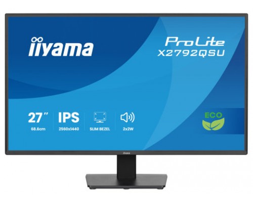 iiyama ProLite X2792QSU-B1 pantalla para PC 68,6 cm (27") (Espera 4 dias)-SX24 iiyama ProLite X2792QSU-B1 pantalla para PC 68,6 cm (27") (Espera 4 dias)