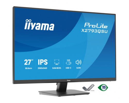 MONITOR IIYAMA 27" IPS, 4-SIDE SLIM BEZEL 2560X1440 75HZ (Espera 4 dias)