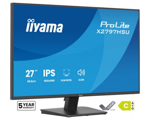 MONITOR IIYAMA PANTALLA PARA PC 68,6 CM (27") 1920 X 1080 PIXELES FULL HD LED PANEL IPS MARCO FINO HDMI DISPLAYPORT USB (Espera 4 dias)-SX22 MONITOR IIYAMA PANTALLA PARA PC 68,6 CM (27") 1920 X 1080 PIXELES FULL HD LED PANEL IPS MARCO FINO HDMI DISPLAYPORT USB (Espera 4 dias)