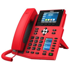 Fanvil X5U Rojo 16 l&iacute;neas SIP 1 pantalla lateral