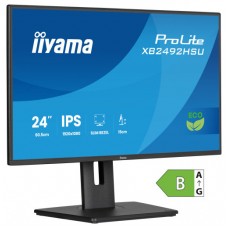 MONITOR IYAMA PROLITE XB2492HSU-B1, 61 CM (24"), 1080 X 1920 PIXELES, QUAD HD, LED, 3 MS, NEGRO (Espera 4 dias)-SX25 MONITOR IYAMA PROLITE XB2492HSU-B1, 61 CM (24"), 1080 X 1920 PIXELES, QUAD HD, LED, 3 MS, NEGRO (Espera 4 dias)