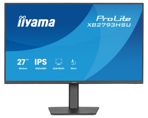 MONITOR IIYAMA PANTALLA PARA PC 68,6 CM (27") 1920 X 1080 PIXELES FULL HD LED PANEL IPS ERGON&Oacute;MICO HDMI DISPLAYPORT USB (Espera 4 dias)