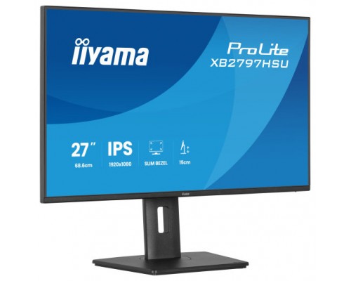 MONITOR IIYAMA PANTALLA PARA PC 68,6 CM (27") 1920 X 1080 PIXELES FULL HD LED PANEL IPS AJUSTABLE EN ALTURA HDMI DISPLAYPORT USB (Espera 4 dias)-SX27 MONITOR IIYAMA PANTALLA PARA PC 68,6 CM (27") 1920 X 1080 PIXELES FULL HD LED PANEL IPS AJUSTABLE EN ALTURA HDMI DISPLAYPORT USB (Espera 4 dias)