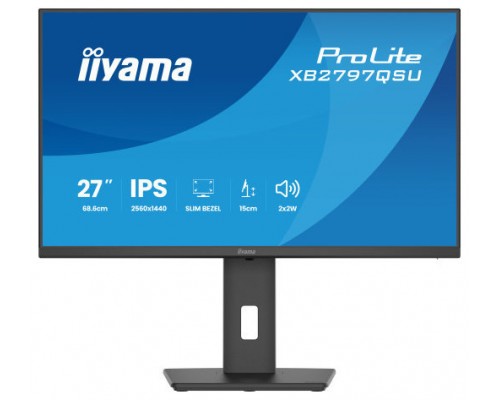 iiyama ProLite XB2797QSU-B1 pantalla para PC 68,6 cm (27") 2560 x 1440 Pixeles Quad HD LED Negro (Espera 4 dias)