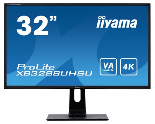 iiyama ProLite XB3288UHSU-B1 LED display 80 cm (31.5") 3840 x 2160 Pixeles 4K Ultra HD Negro (Espera 4 dias)