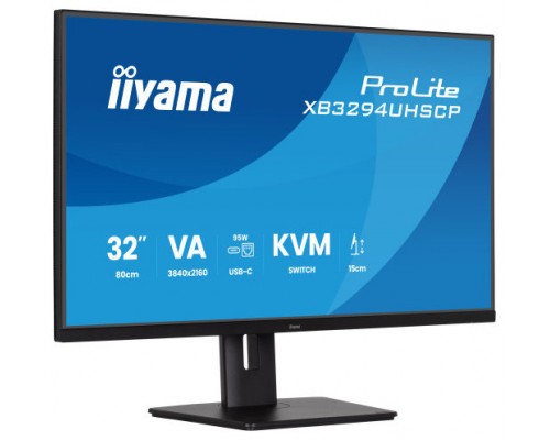 MONITOR IIYAMA, 32 PULGADAS, VA 4K BASE USB-C (95W), CONMUTADOR KVM, PUERTO LAN, COMPATIBILIDAD PIP/PBP (Espera 4 dias)-SX27 MONITOR IIYAMA, 32 PULGADAS, VA 4K BASE USB-C (95W), CONMUTADOR KVM, PUERTO LAN, COMPATIBILIDAD PIP/PBP (Espera 4 dias)