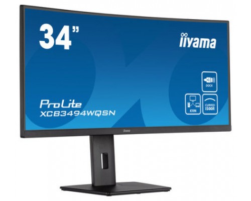 iiyama ProLite XCB3494WQSN-B5 LED display 86,4 cm (34") 3440 x 1440 Pixeles UltraWide Quad HD Negro (Espera 4 dias)