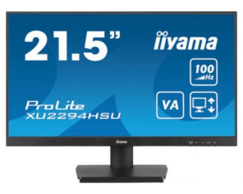 iiyama ProLite XU2294HSU-B6 pantalla para PC 54,6 cm (21.5") 1920 x 1080 Pixeles Full HD LCD Negro (Espera 4 dias)