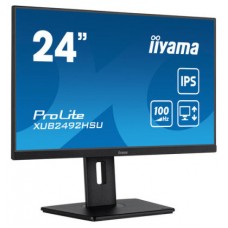 MONITOR IIYAMA 24" PROLITE SLIM, IPS, 100HZ, 0,4 MS, USB, HDMI, DISPLAYPORT, ALT 2x2W, INCLI NEGRO (Espera 4 dias)