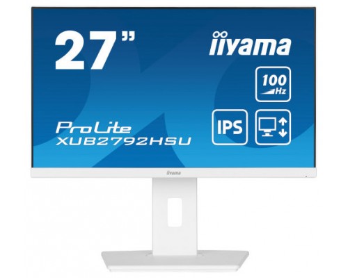 iiyama ProLite XUB2792HSU-W6 LED display 68,6 cm (27") 1920 x 1080 Pixeles Full HD Blanco (Espera 4 dias)
