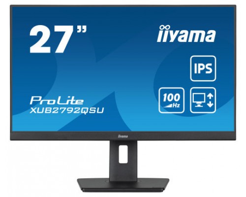 iiyama ProLite pantalla para PC 68,6 cm (27") 2560 x 1440 Pixeles Full HD LED Negro (Espera 4 dias)