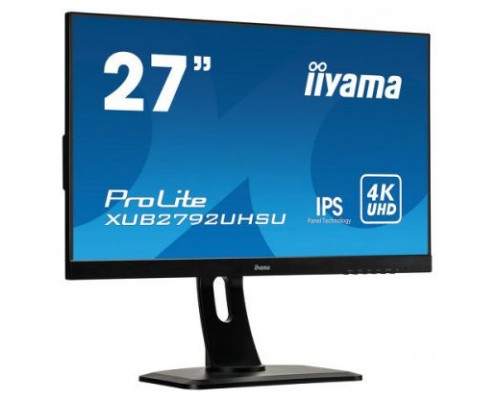 iiyama ProLite XUB2792UHSU-B1 LED display 68,6 cm (27") 3840 x 2160 Pixeles 4K Ultra HD Negro (Espera 4 dias)