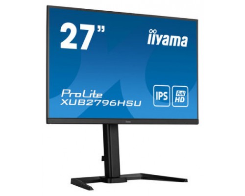 iiyama ProLite XUB2796HSU-B5 pantalla para PC 68,6 cm (27") 1920 x 1080 Pixeles Full HD LED Negro (Espera 4 dias)
