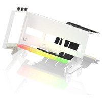 SOPORTE TARJETA GRAFICA VERTICAL PCIe 4.0 RGB BLANCO (Espera 4 dias)-20SX SOPORTE TARJETA GRAFICA VERTICAL PCIe 4.0 RGB BLANCO (Espera 4 dias)
